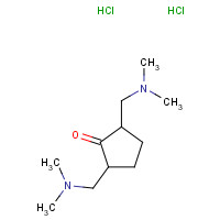 13290-51-2 2,5-Bis[(dimethylamino)methyl]cyclopentanone dihydrochloride chemical structure