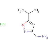 154016-49-6 [(5-Isopropylisoxazol-3-yl)methyl]amine hydrochloride chemical structure