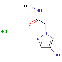 1152853-30-9 2-(4-Amino-1H-pyrazol-1-yl)-N-methylacetamide hydrochloride chemical structure