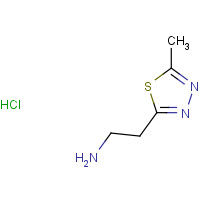 847155-17-3 [2-(5-Methyl-1,3,4-thiadiazol-2-yl)ethyl]amine hydrochloride chemical structure