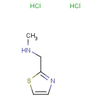 144163-68-8 N-Methyl-1-(1,3-thiazol-2-yl)methanamine dihydrochloride chemical structure