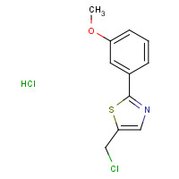 915920-12-6 5-(Chloromethyl)-2-(3-methoxyphenyl)-1,3-thiazole hydrochloride chemical structure