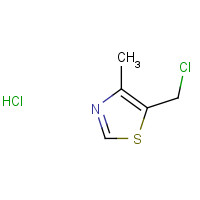 10014-52-5 5-(Chloromethyl)-4-methyl-1,3-thiazole hydrochloride chemical structure