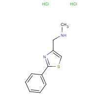 921101-66-8 N-Methyl-1-(2-phenyl-1,3-thiazol-4-yl)methanamine dihydrochloride chemical structure
