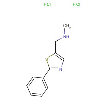 921124-39-2 N-Methyl-1-(2-phenyl-1,3-thiazol-5-yl)methanamine dihydrochloride chemical structure
