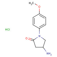 1011357-93-9 4-Amino-1-(4-methoxyphenyl)pyrrolidin-2-one hydrochloride chemical structure