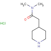 138304-77-5 N,N-Dimethyl-2-piperidin-4-ylacetamide hydrochloride chemical structure