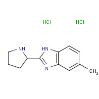 885278-00-2 5-Methyl-2-pyrrolidin-2-yl-1H-benzimidazole dihydrochloride chemical structure