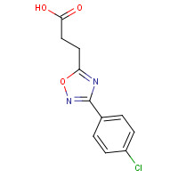 30149-93-0 3-[3-(4-Chlorophenyl)-1,2,4-oxadiazol-5-yl]-propanoic acid chemical structure