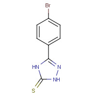 39631-33-9 5-(4-Bromophenyl)-2,4-dihydro-3H-1,2,4-triazole-3-thione chemical structure