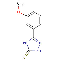 419540-45-7 5-(3-Methoxyphenyl)-2,4-dihydro-3H-1,2,4-triazole-3-thione chemical structure