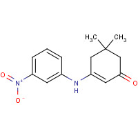 61997-86-2 5,5-Dimethyl-3-[(3-nitrophenyl)amino]-cyclohex-2-en-1-one chemical structure