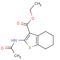 5919-29-9 Ethyl 2-(acetylamino)-4,5,6,7-tetrahydro-1-benzothiophene-3-carboxylate chemical structure
