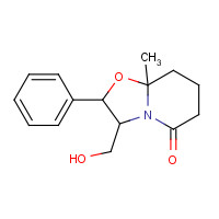 116950-01-7 3-(Hydroxymethyl)-8a-methyl-2-phenylhexahydro-5H-[1,3]oxazolo[3,2-a]pyridin-5-one chemical structure