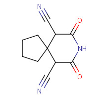 42940-56-7 7,9-Dioxo-8-azaspiro[4.5]decane-6,10-dicarbonitrile chemical structure