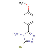 36209-49-1 4-Amino-5-(4-methoxyphenyl)-4H-1,2,4-triazole-3-thiol chemical structure