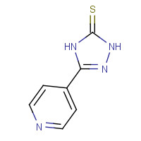 1477-24-3 5-Pyridin-4-yl-2,4-dihydro-3H-1,2,4-triazole-3-thione chemical structure
