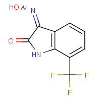 74396-78-4 (3Z)-7-(Trifluoromethyl)-1H-indole-2,3-dione 3-oxime chemical structure