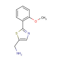 915921-26-5 {[2-(2-Methoxyphenyl)-1,3-thiazol-5-yl]-methyl}amine chemical structure