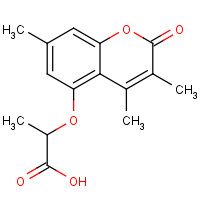 853892-40-7 2-[(3,4,7-Trimethyl-2-oxo-2H-chromen-5-yl)oxy]-propanoic acid chemical structure