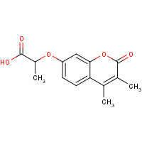 35679-94-8 2-[(3,4-Dimethyl-2-oxo-2H-chromen-7-yl)oxy]-propanoic acid chemical structure