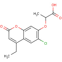 840479-48-3 2-[(6-Chloro-4-ethyl-2-oxo-2H-chromen-7-yl)oxy]-propanoic acid chemical structure