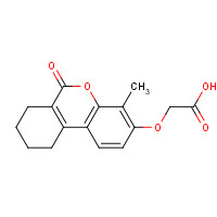 302551-41-3 [(4-Methyl-6-oxo-7,8,9,10-tetrahydro-6H-benzo[c]-chromen-3-yl)oxy]acetic acid chemical structure