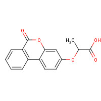 303016-29-7 2-[(6-Oxo-6H-benzo[c]chromen-3-yl)oxy]-propanoic acid chemical structure
