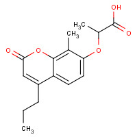 438027-08-8 2-[(8-Methyl-2-oxo-4-propyl-2H-chromen-7-yl)oxy]-propanoic acid chemical structure
