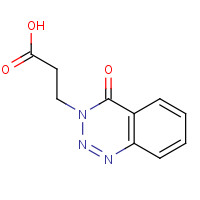 51672-79-8 3-(4-Oxo-1,2,3-benzotriazin-3(4H)-yl)propanoic acid chemical structure