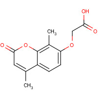 160600-35-1 [(4,8-Dimethyl-2-oxo-2H-chromen-7-yl)oxy]-acetic acid chemical structure