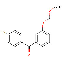 915923-61-4 (4-Fluorophenyl)[3-(methoxymethoxy)phenyl]-methanone chemical structure