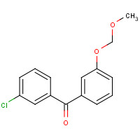 938458-64-1 (3-Chlorophenyl)[3-(methoxymethoxy)phenyl]-methanone chemical structure