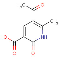 88302-06-1 5-Acetyl-6-methyl-2-oxo-1,2-dihydropyridine-3-carboxylic acid chemical structure