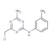 573950-75-1 6-(Chloromethyl)-N-(3-methylphenyl)-1,3,5-triazine-2,4-diamine chemical structure