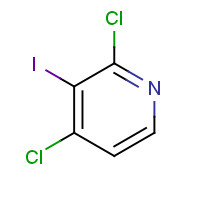 343781-36-2 2,4-Dichloro-3-iodopyridine chemical structure