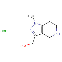 1227465-76-0 (1-Methyl-4,5,6,7-tetrahydro-1H-pyrazolo-[4,3-c]pyridin-3-yl)methanol hydrochloride chemical structure