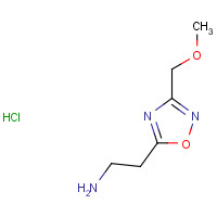 1227465-69-1 {2-[3-(Methoxymethyl)-1,2,4-oxadiazol-5-yl]-ethyl}amine hydrochloride chemical structure