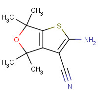 447412-24-0 2-Amino-4,4,6,6-tetramethyl-4,6-dihydrothieno-[2,3-c]furan-3-carbonitrile chemical structure