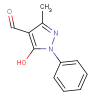 60484-29-9 5-Hydroxy-3-methyl-1-phenyl-1H-pyrazole-4-carbaldehyde chemical structure