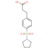 871544-58-0 3-[4-(Pyrrolidin-1-ylsulfonyl)phenyl]-propanoic acid chemical structure