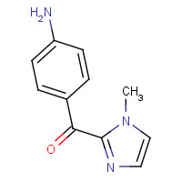 110698-60-7 (4-Aminophenyl)(1-methyl-1H-imidazol-2-yl)-methanone chemical structure