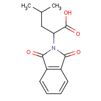 19506-89-9 2-(1,3-Dioxo-1,3-dihydro-2H-isoindol-2-yl)-4-methylpentanoic acid chemical structure