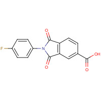 110768-19-9 2-(4-Fluorophenyl)-1,3-dioxoisoindoline-5-carboxylic acid chemical structure