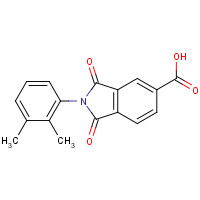 294667-08-6 2-(2,3-Dimethylphenyl)-1,3-dioxoisoindoline-5-carboxylic acid chemical structure