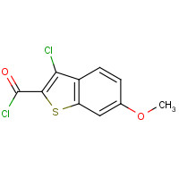 75998-29-7 3-Chloro-6-methoxy-1-benzothiophene-2-carbonyl chloride chemical structure