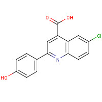116734-19-1 6-Chloro-2-(4-hydroxyphenyl)quinoline-4-carboxylic acid chemical structure