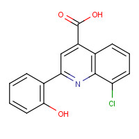 667412-65-9 8-Chloro-2-(2-hydroxyphenyl)quinoline-4-carboxylic acid chemical structure
