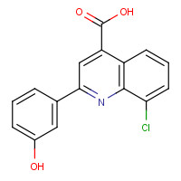 669739-31-5 8-Chloro-2-(3-hydroxyphenyl)quinoline-4-carboxylic acid chemical structure