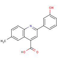 669740-21-0 2-(3-Hydroxyphenyl)-6-methylquinoline-4-carboxylic acid chemical structure